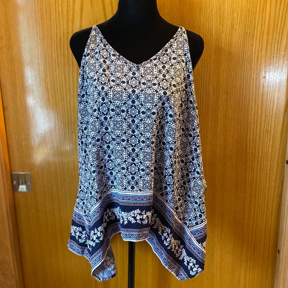 MAURICES Hanky Hem Tank Top